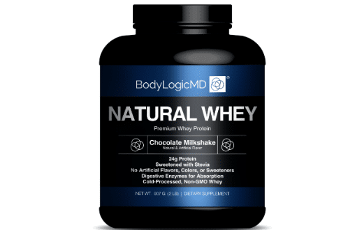 BodyLogicMD NATURAL WHEY PROTEIN- Chocolate - Image 1